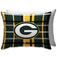 Officially Licensed NFL 20" x 26" Plush Bed Pillow - Green Bay Packers