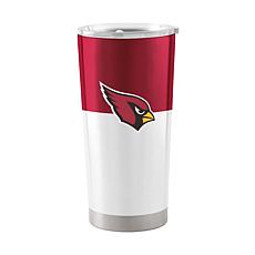 Officially Licensed NFL 20oz. Colorblock Stainless Tumbler, Cardinals 