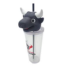 Officially Licensed NFL 24oz Mascot Sipper Cup by Pegasus Sports