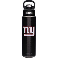 Officially Licensed NFL 24oz. Wide Mouth Leather Water Bottle, Giants