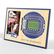 Officially Licensed NFL 3D StadiumViews Frame - Seattle Seahawks