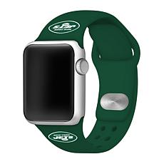 Officially Licensed NFL 42mm/44mm Apple Watch Med. Sport Band - Jets