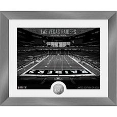 Officially Licensed NFL Art Deco Stadium Coin Photo Mint - Raiders