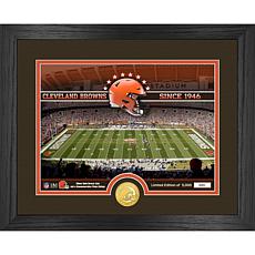 Officially Licensed NFL Browns Stadium Bronze Coin Photo Mint
