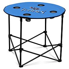 Officially Licensed NFL by Logo Chair Round Table - Tennessee Titans