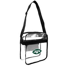 Officially Licensed NFL Clear Carryall Crossbody - Jets