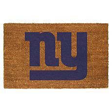 Officially Licensed NFL Colored Logo Door Mat - Giants