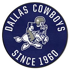 Officially Licensed NFL Dallas Cowboys 27" Round Rug w/Vintage Logo