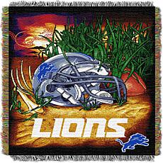 Detroit Lions NFL Team Property Sherpa Plush Throw Blanket