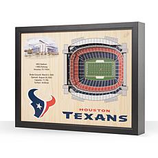 Officially Licensed NFL Houston Texans StadiumView 3D Wall Art