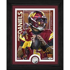 Officially Licensed NFL Jayden Daniels Silver-Plated Coin Photo Mint