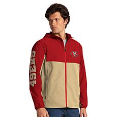 Officially Licensed NFL Lightweight Full Zip Hooded Jacket by Glll
