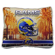 Officially Licensed NFL Loco Fan Canvas Pillow by Pegasus Sports