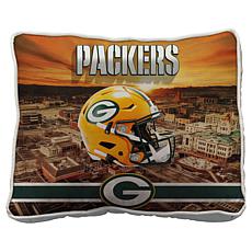 Officially Licensed NFL Loco Fan Canvas Pillow by Pegasus Sports