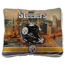 Officially Licensed NFL Loco Fan Canvas Pillow by Pegasus Sports
