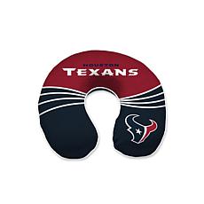 Officially Licensed NFL Memory Foam Travel Pillow - Houston Texans