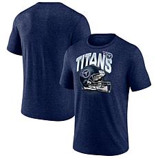 Officially Licensed NFL Men's End Around Tri-Blend T-Shirt, Titans