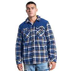 Officially Licensed NFL Men's Transitional Plaid Shirt Jacket by Glll