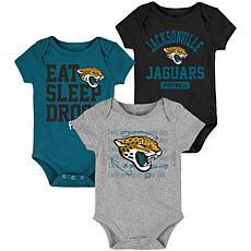 Officially Licensed NFL Newborn & Infant Bodysuit 3pcs. Bears