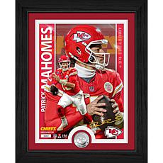 Officially Licensed NFL Patrick Mahomes Silver-Plated Coin Photo Mint