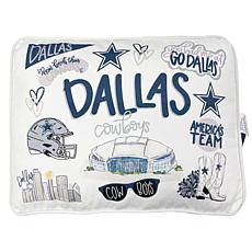 Officially Licensed NFL Team 19" x 15" Canvas Pillow