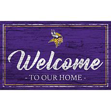 Officially Licensed NFL Team Color Sign - Minnesota Vikings