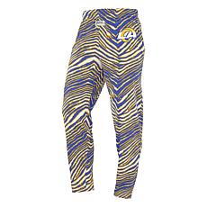 Officially Licensed NFL Unisex Pull-On Zebra-Print Knit Pant by Zubaz