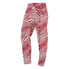 Officially Licensed NFL Unisex Pull-On Zebra-Print Knit Pant by Zubaz
