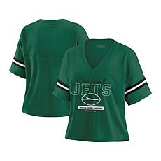 Officially Licensed NFL WEAR by Erin Andrews Color Block Boxy T-Shirt