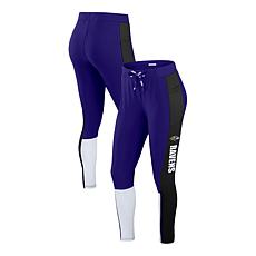 Officially Licensed NFL WEAR Color Block Drawstring Leggings