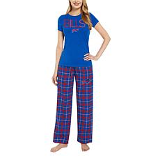 Officially Licensed NFL Womens Artic Plaid Sleep Set by Concepts Sport