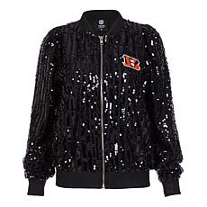 Officially Licensed NFL Women's Sequin Jacket from Fabgating by Cucé