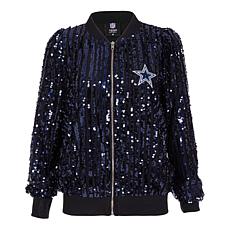 Officially Licensed NFL Women's Sequin Jacket from Fabgating by Cucé