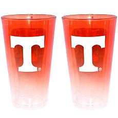 Officially Licensed Team Pint Glasses - 2-Pack, 16oz