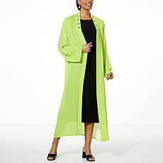 Pardon My Fro Printed Chiffon Duster