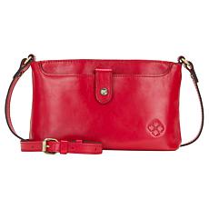 Patricia Nash Aimee Vintage Distressed Leather or Canvas Crossbody Bag