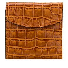 Patricia Nash Reiti Bi-Fold Leather Flap Wallet with RFID Technology