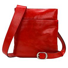 Patricia Nash Stipes Leather Crossbody Bag