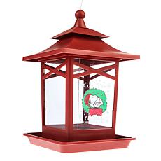 Peanuts Holiday Functional Bird Feeder 