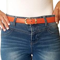 Perfect Match Women's 4-pack Reversible Leather Belt Set