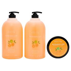 Perlier Bamboo & Ginger Shower Gel & Body Mousse Set