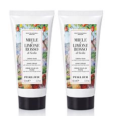 Perlier Honey & Sicily Red Lemon Hand Cream 2-pack
