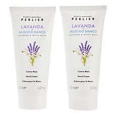 Perlier Lavender and White Musk Hand Cream 2-pack