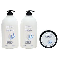 Perlier Rice Milk Shower Gel & Body Mousse 2-piece Set