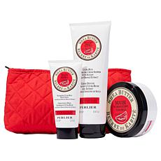 Perlier Shea Blood Orange 3-piece Bath and Body Kit