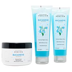Perlier Snowdrop 3pc Bath and Body Set