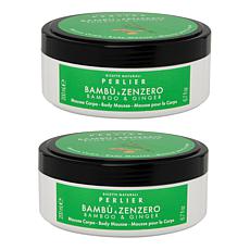 Perlier Wildflower & Green Tea Body Mousse 2-pack