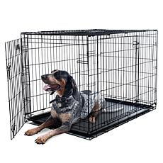 PETMAKER Extra Large 2-Door Foldable Dog Crate Cage