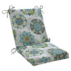 Pillow Perfect Allodala Oasis Squared Corners Chair Cushion - Blue