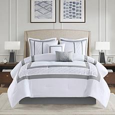 Powell 8-Piece Embroidered Comforter Set